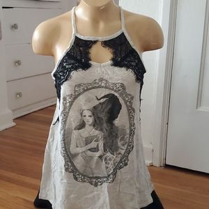 Hot Topic Beauty and the Beast Tank Top